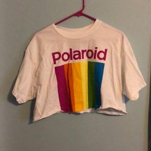 Cropped Polaroid Graphic Tee